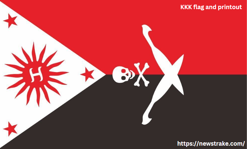 KKK Flag Printout